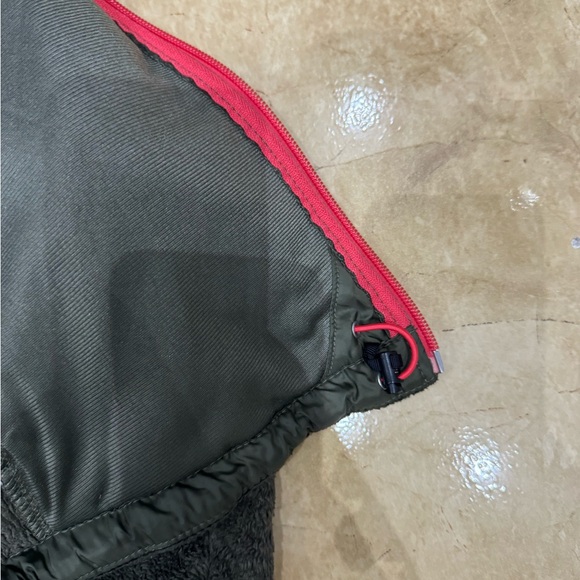 The North Face Jacket Full Zip Green Fleece Sweater Size Large - Picture 11 of 12